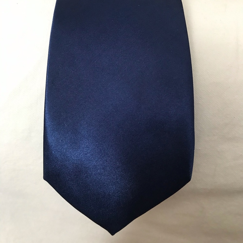 Shiny Blue Handmade Dan Smith Tie